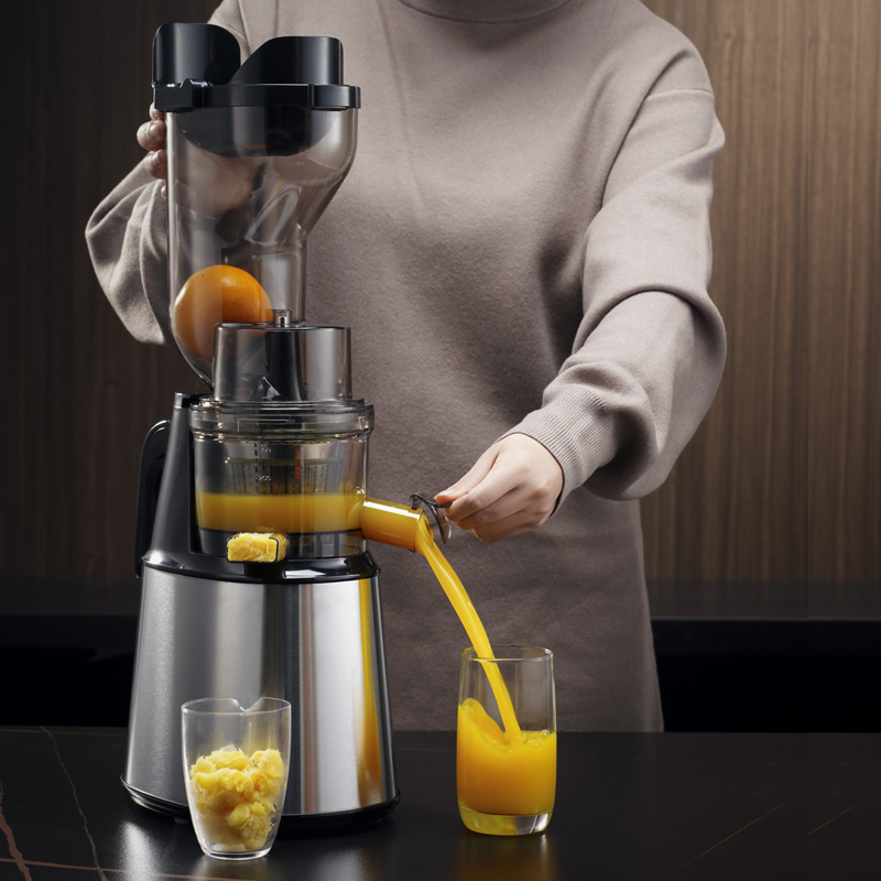 Electric Slow Juicer Cold Press - Ekstraktor do warzyw i owoców, komercyjny,
