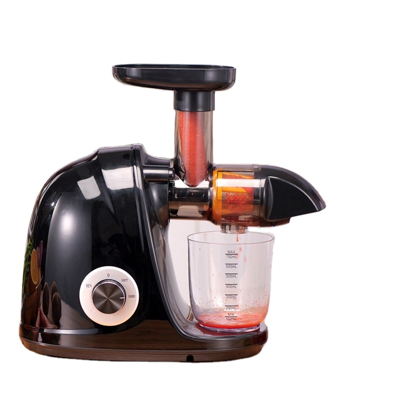 Electric Slow Juicer Cold Press - Wyciskarka wolnoobrotowa 2026-Black Horizontal, wysokiej jakości,