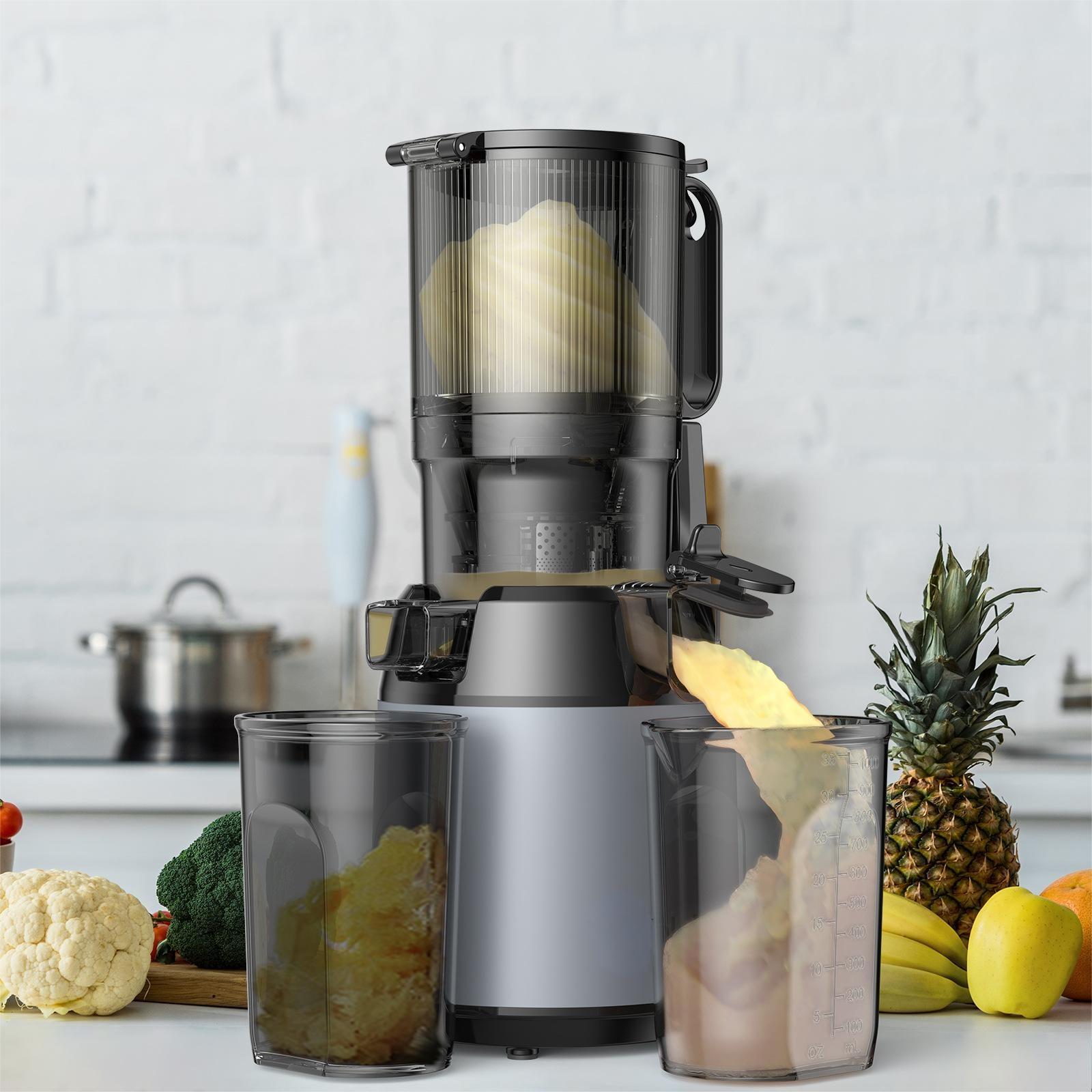 Electric Slow Juicer Cold Press - Elektryczna wyciskarka wolnoobrotowa do owoców, cytrusów