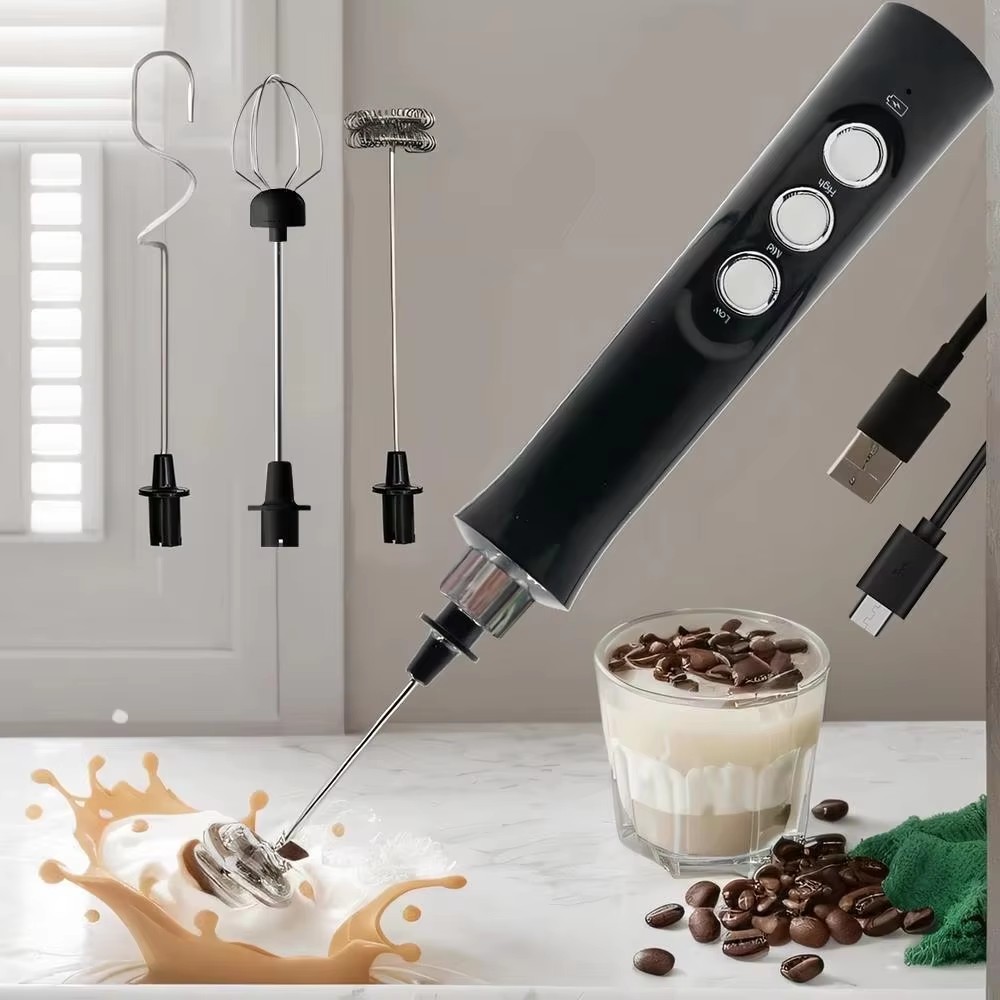 Portable Blender Usb Rechargeable - Bezprzewodowy akumulatorowy elektryczny spieniacz do mleka