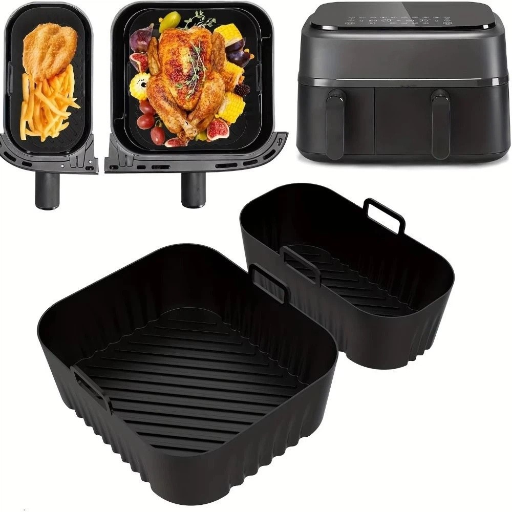 Air Fryer Silicone Pot Liner - Wkładka do frytkownicy beztłuszczowej 6L/3L, nieprzywierająca,