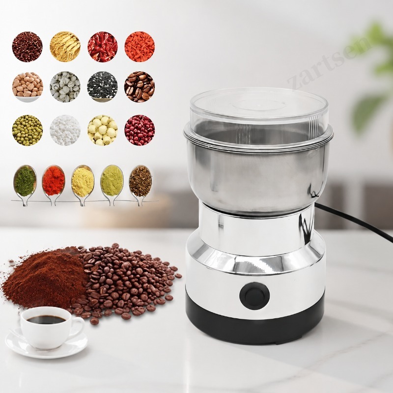 Coffee Bean Grinder Electric - Wielofunkcyjny młynek kuchenny z 4 ostrzami