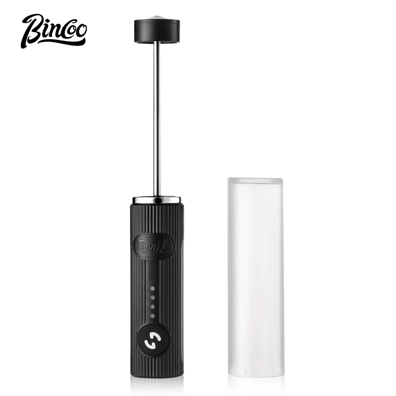 Electric Milk Frother Handheld - Bincoo ULEPSZONY Elektryczny Spieniacz do Kawy/Trzepaczka