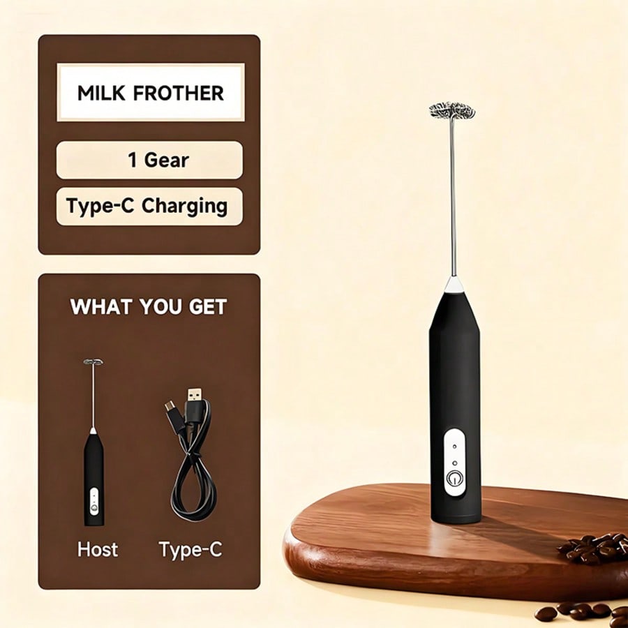 Electric Milk Frother Handheld - Mikser elektryczny ręczny 1 szt., ubijaczka