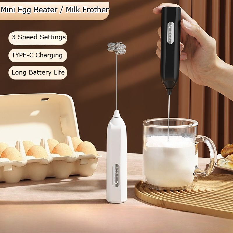 Electric Milk Frother Handheld - Nowy Elektryczny Spieniacz do Mleka, Automatyczny