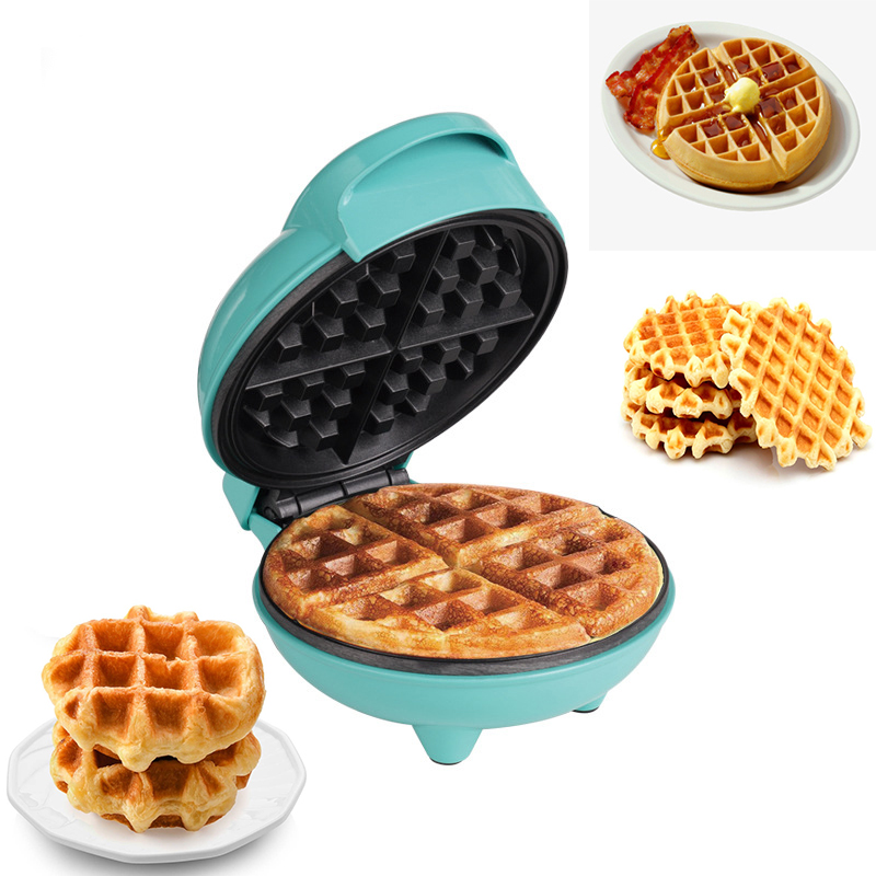 Mini Waffle Maker Machine - Mini elektryczny przenośny grill gofrownica naleśnik