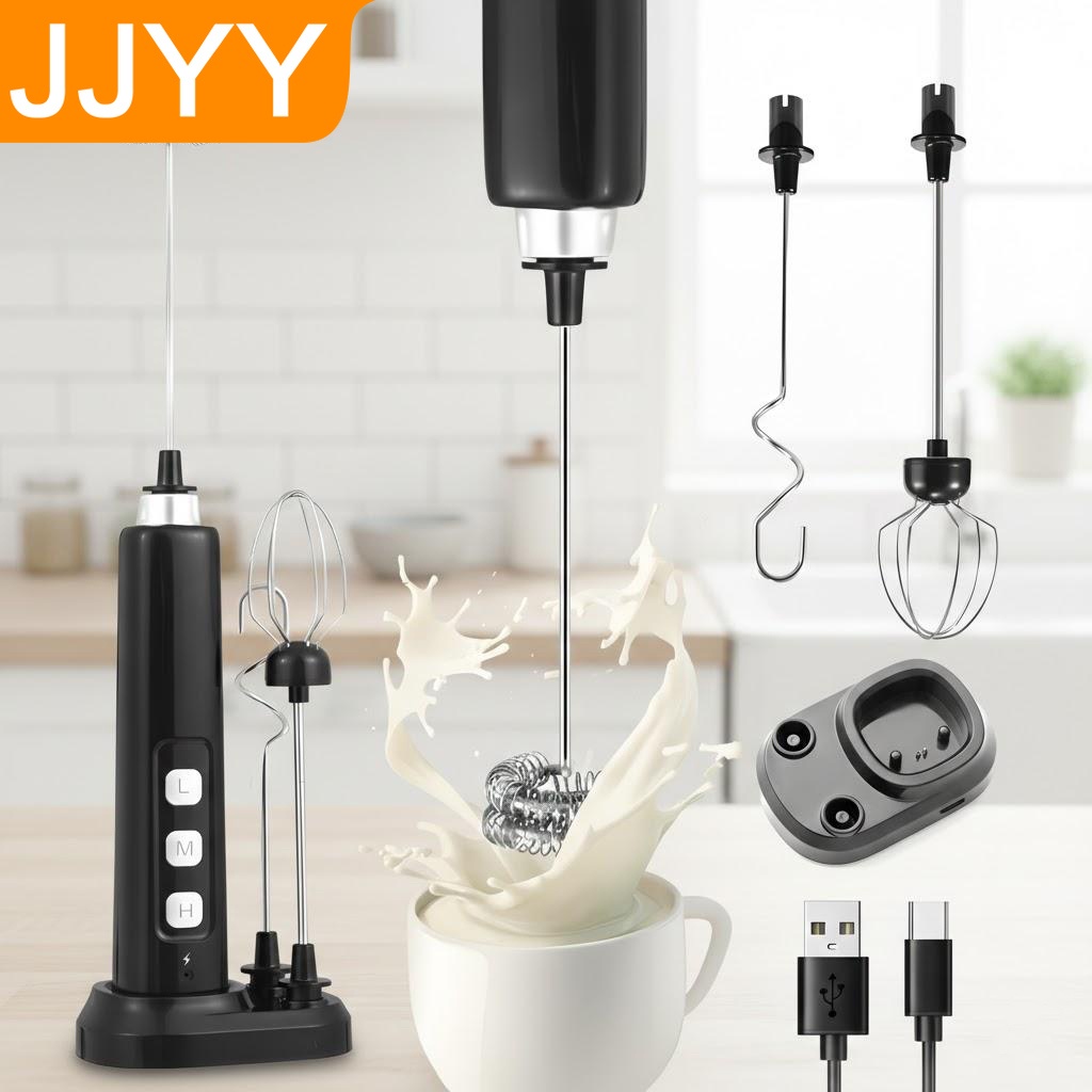 Electric Milk Frother Handheld - Ręczny spieniacz do mleka ładowany przez