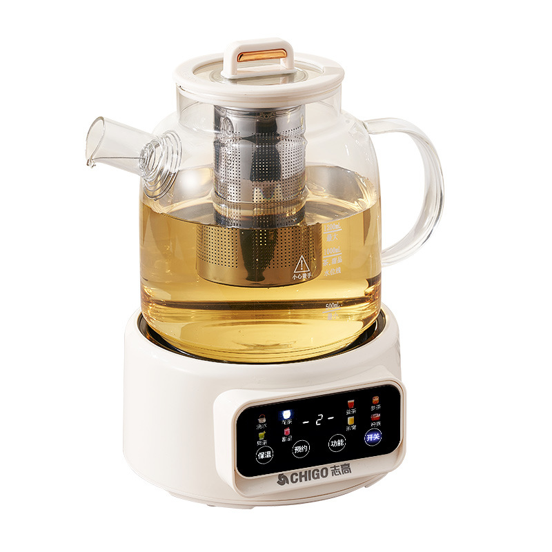 Electric Kettle Temperature Control - Czajnik elektryczny 600W, wielofunkcyjny, ze szklaną