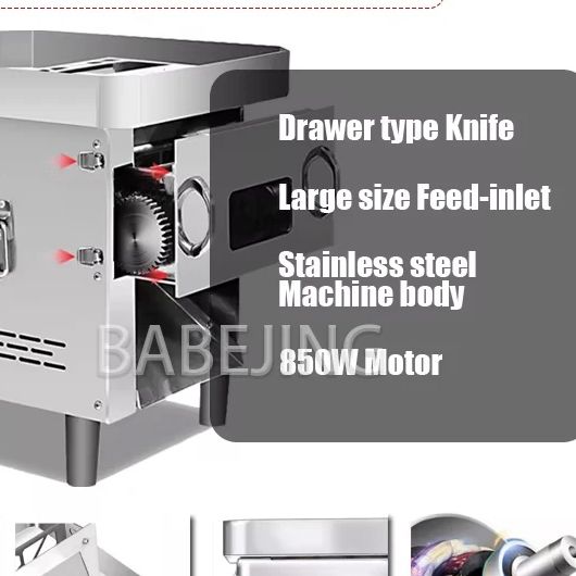 Automatic Meat Slicer Home - Wielofunkcyjna krajalnica do mięsa ze stali