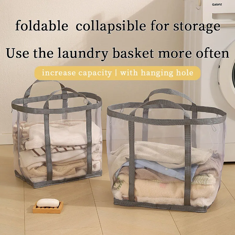 Laundry - Siatkowy kosz na pranie z nylonu