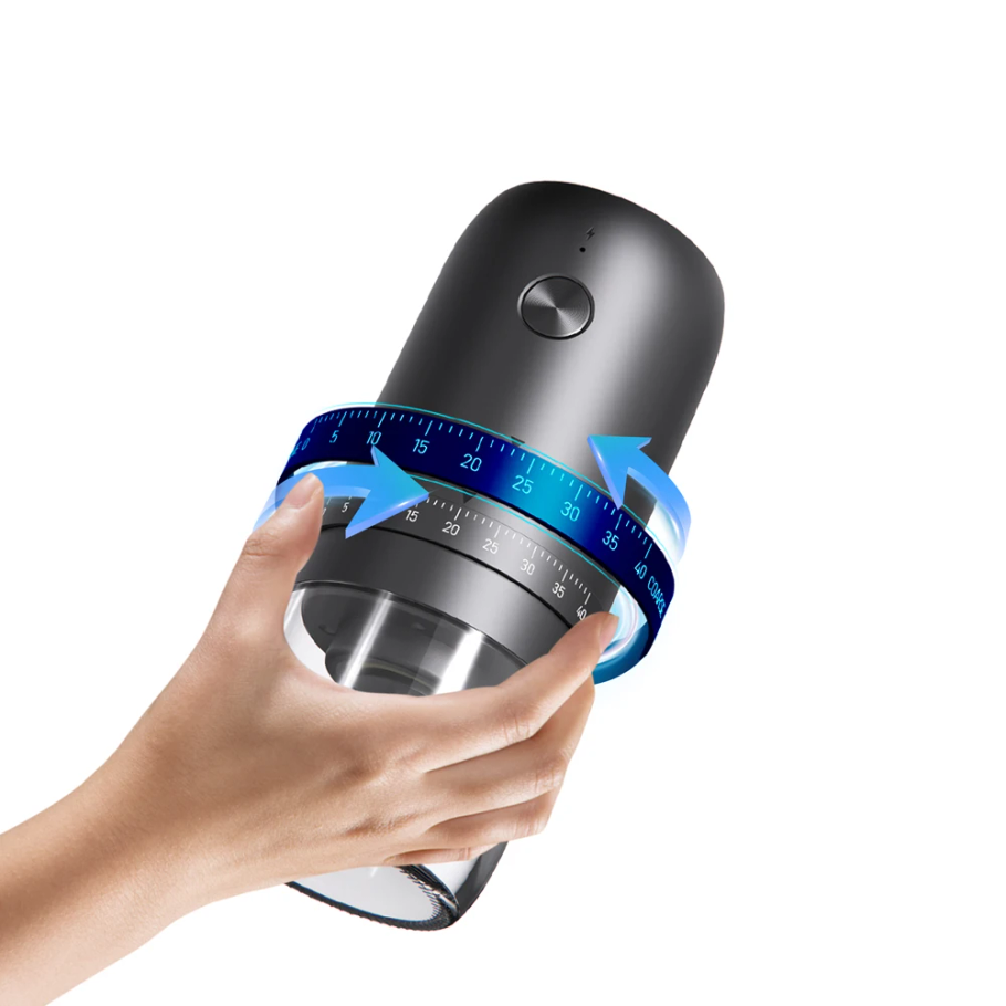 Coffee Bean Grinder Electric - Przenośny elektryczny młynek do kawy 1800mAh,
