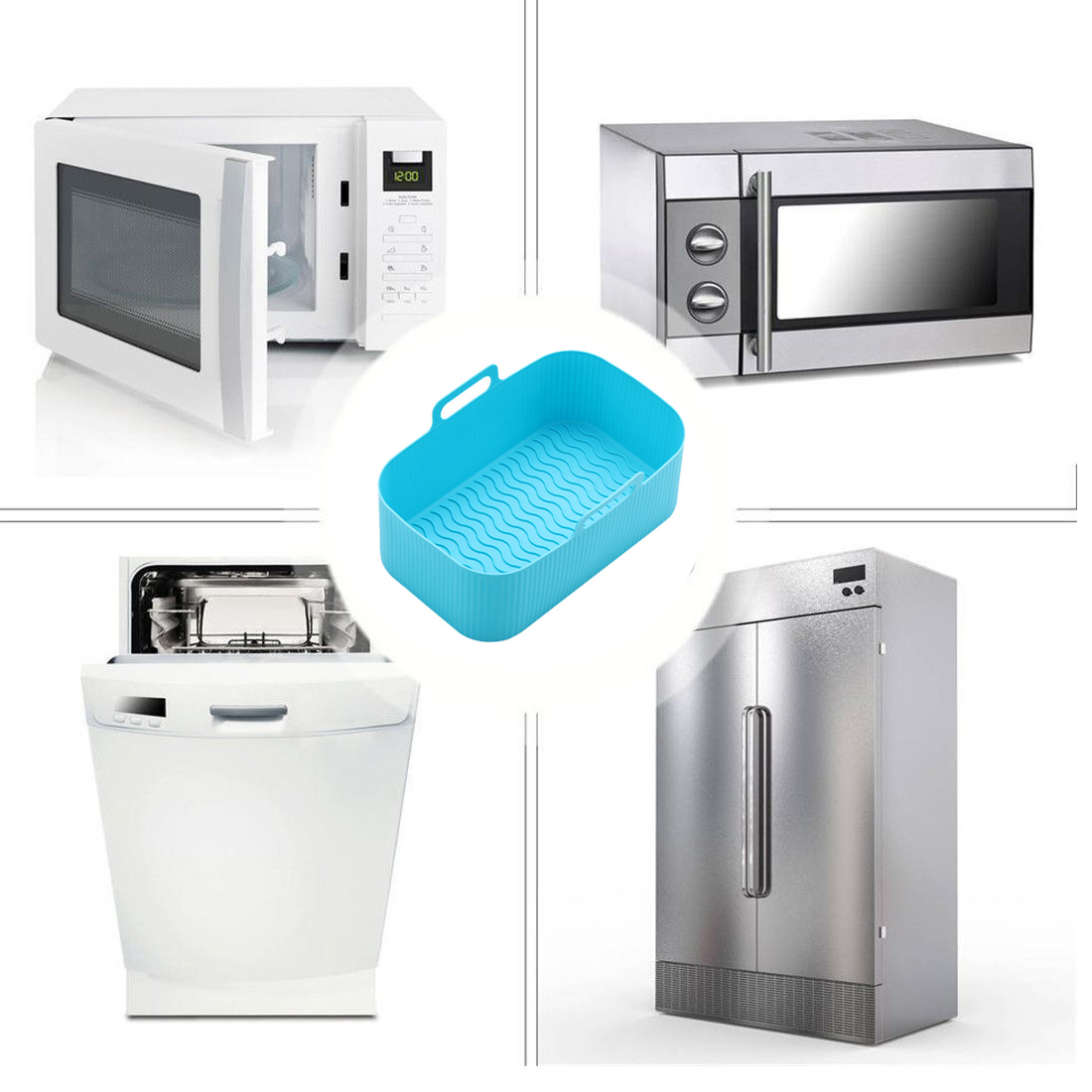 Akcesoria do frytkownicy beztł – Air Fryer Silicone Pot Liner recenzja i cena