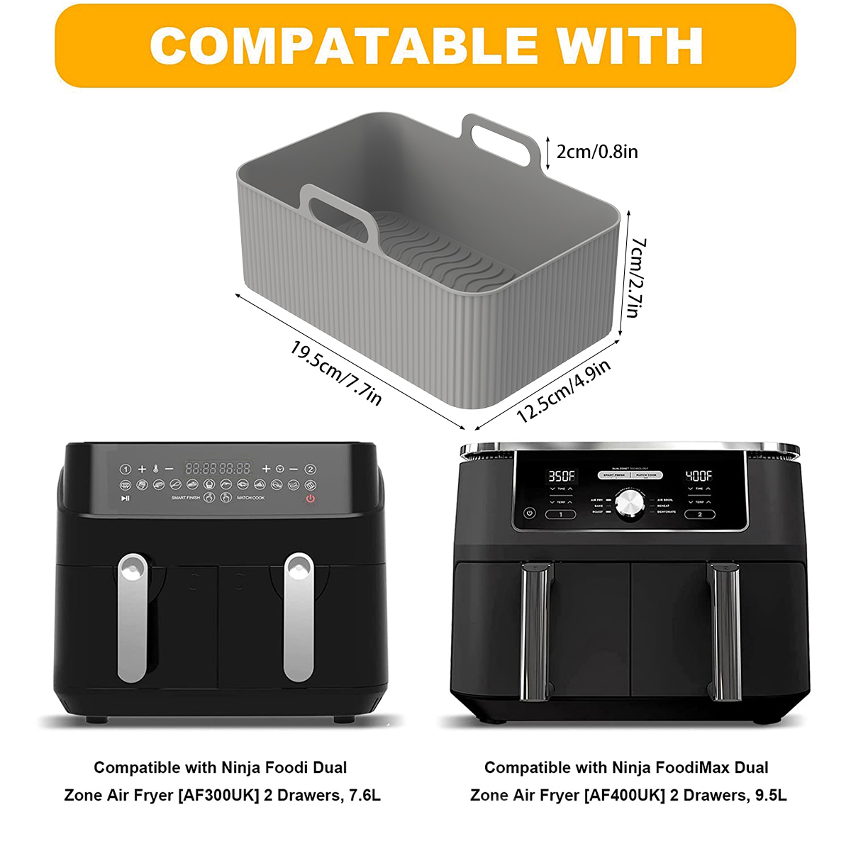 Silikonowa wkładka do frytowni – Air Fryer Silicone Pot Liner recenzja i cena