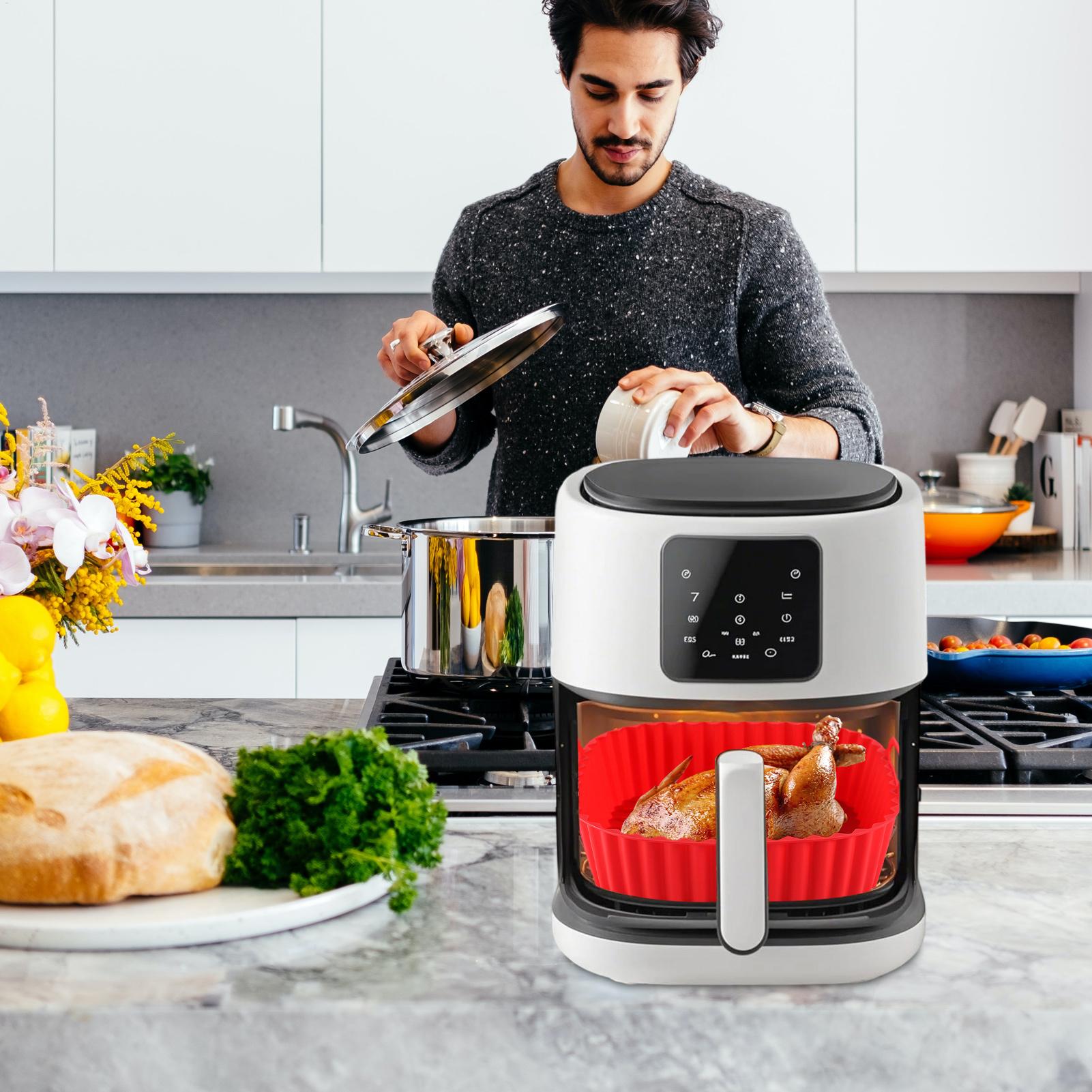 Silikonowe wkładki do frytkown – Air Fryer Silicone Pot Liner recenzja i cena
