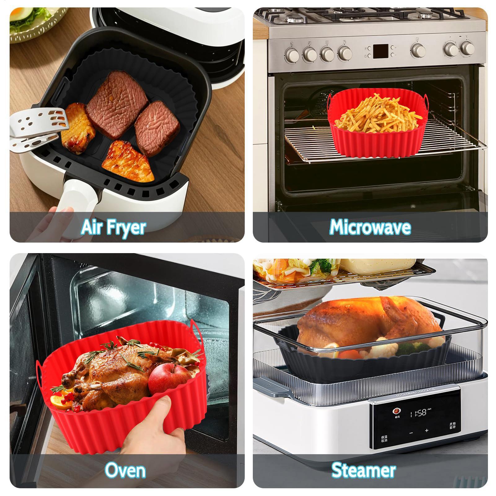 Silikonowe wkładki do frytkown – Air Fryer Silicone Pot Liner recenzja i cena
