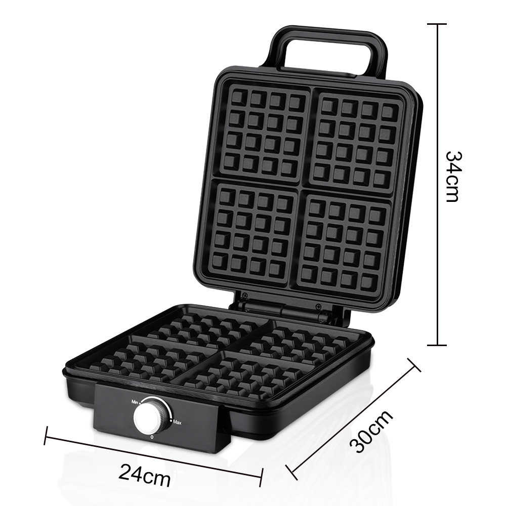4-kromkowa belgijska gofrownic – Mini Waffle Maker Machine recenzja i cena