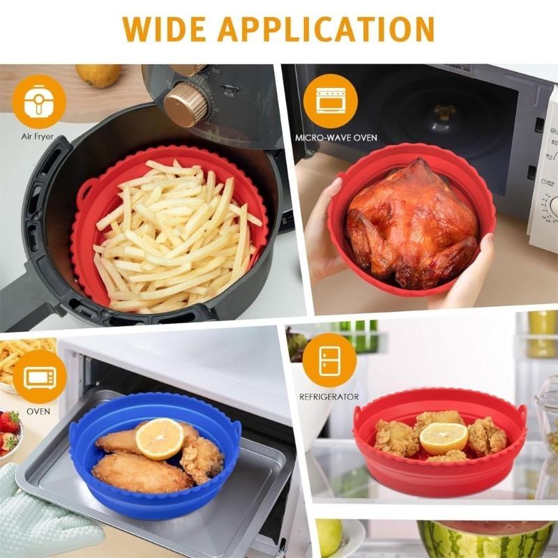 D0AB 2-pak Silikonowe wkładki  – Air Fryer Silicone Pot Liner recenzja i cena