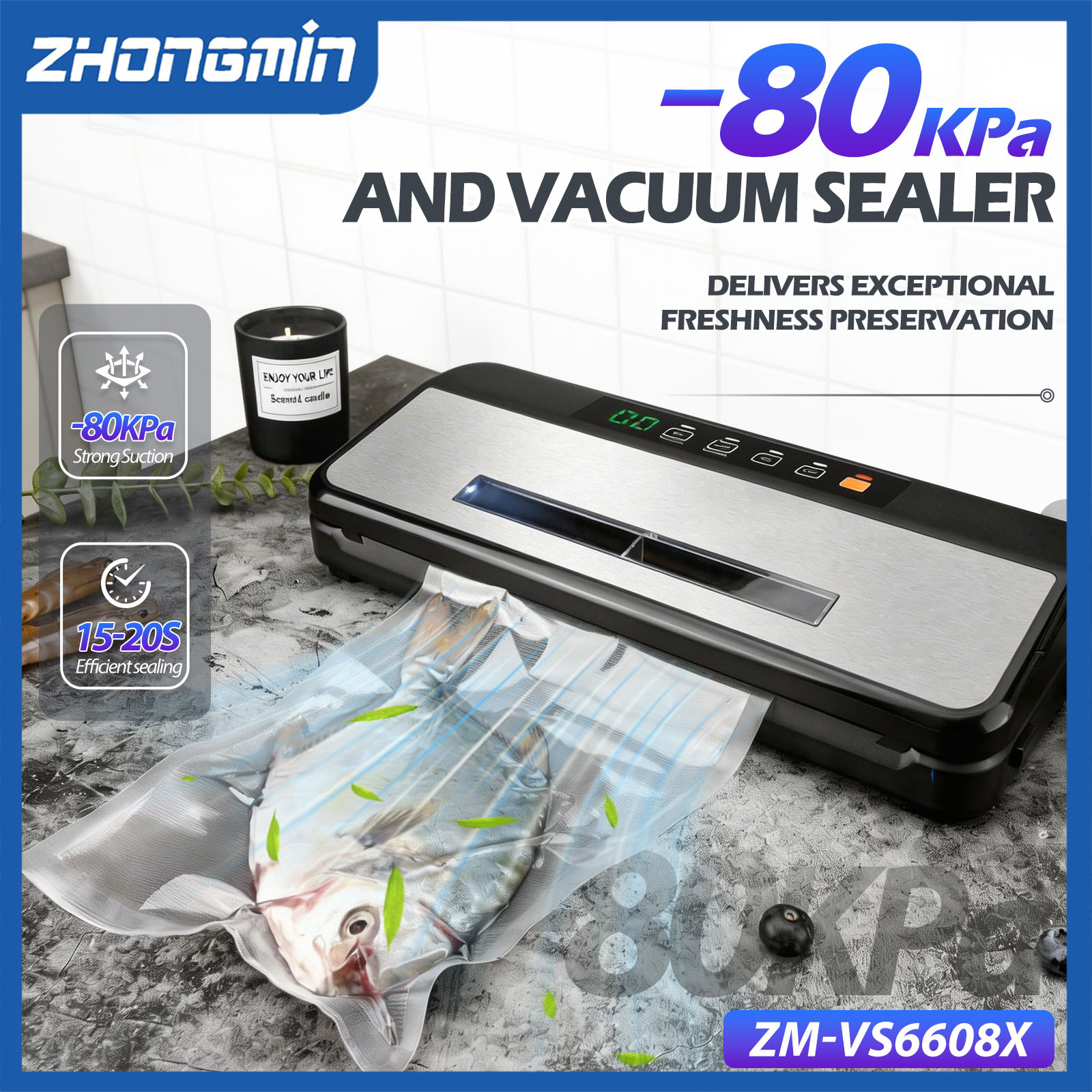 Wielofunkcyjna zgrzewarka próż – Food Vacuum Sealer Machine recenzja i cena