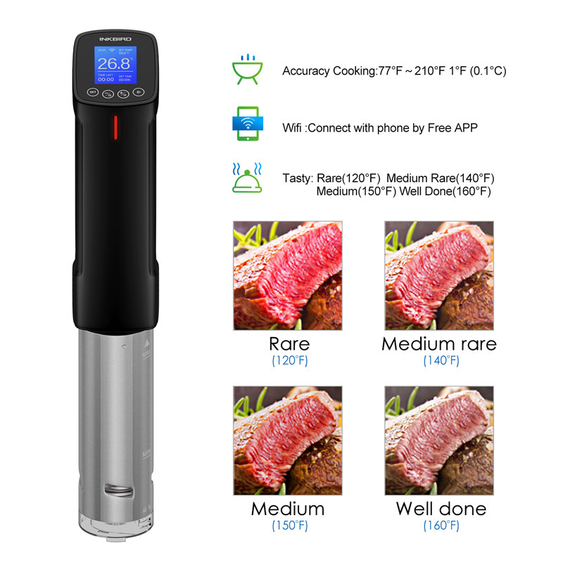 INKBIRD Sous Vide WI-FI kuchen – Digital Sous Vide Precision Cooker recenzja i cena