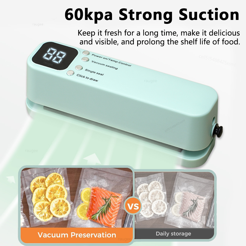 Przenośna mini zgrzewarka próż – Food Vacuum Sealer Machine recenzja i cena