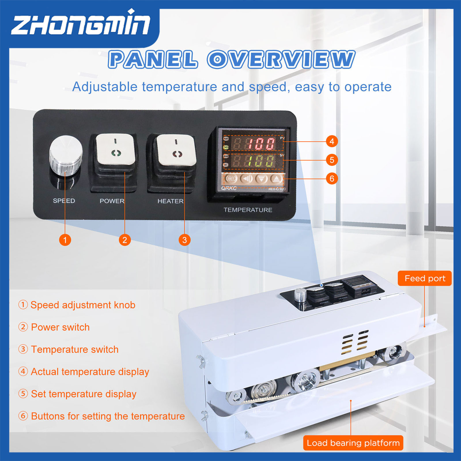 ZHONGMIN Elektryczna zgrzewark – Food Vacuum Sealer Machine recenzja i cena