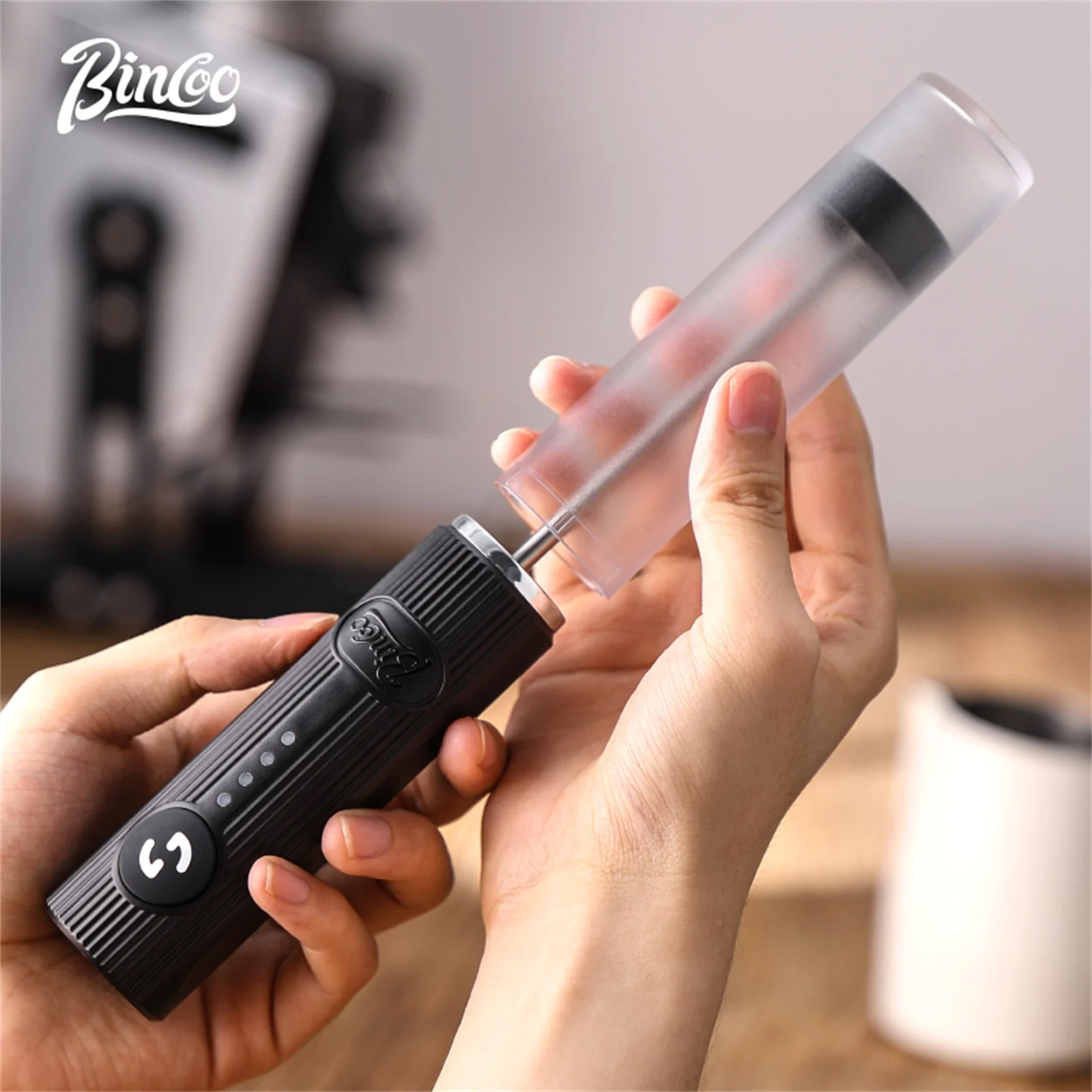 Bincoo ULEPSZONY Elektryczny S – Electric Milk Frother Handheld recenzja i cena