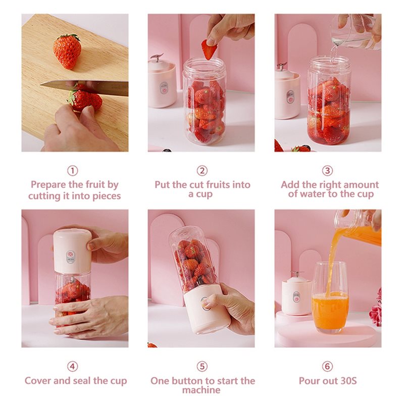 ABBP-Usb Przenośny Blender Aku – Portable Blender Usb Rechargeable recenzja i cena