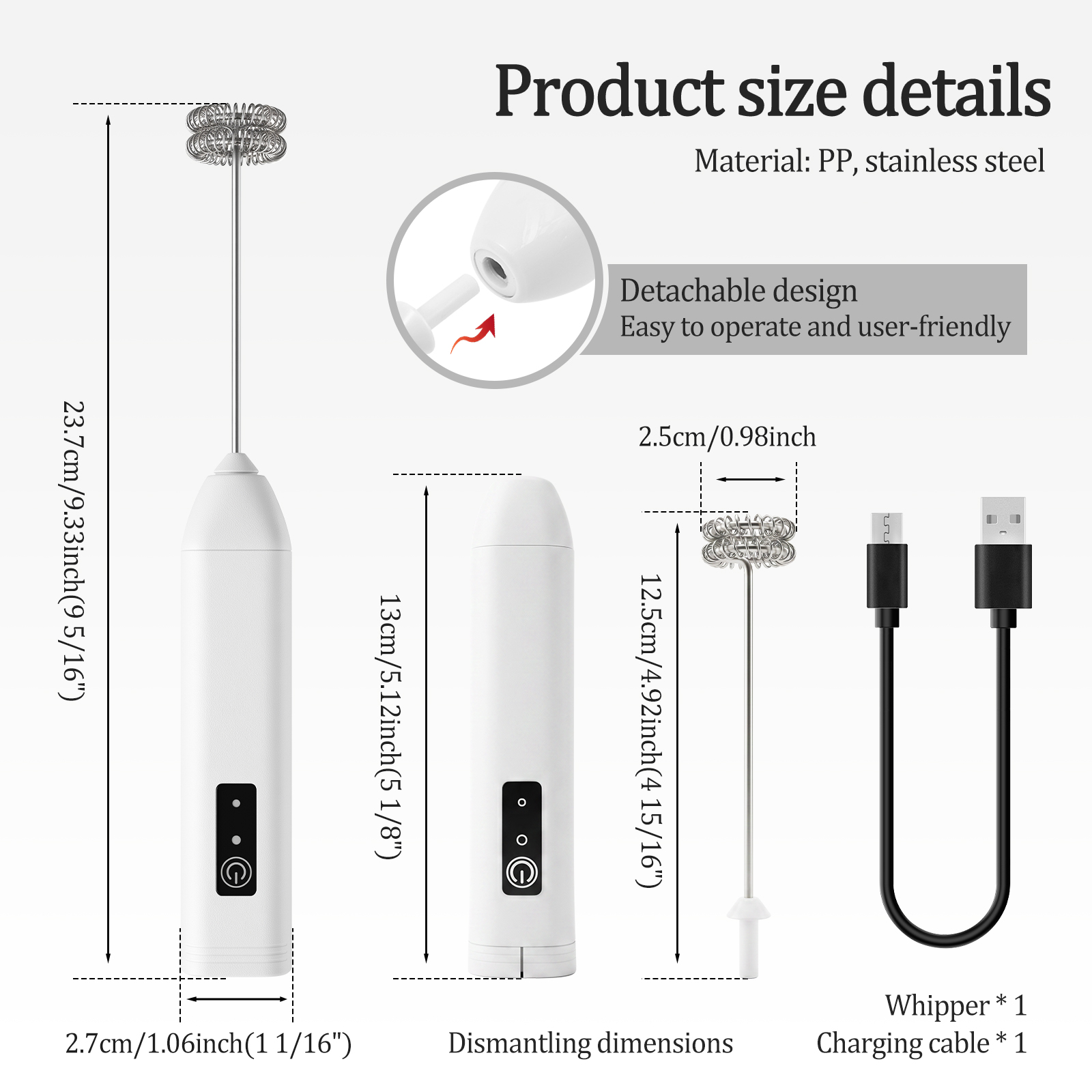 Bezprzewodowy spieniacz do mle – Electric Milk Frother Handheld recenzja i cena