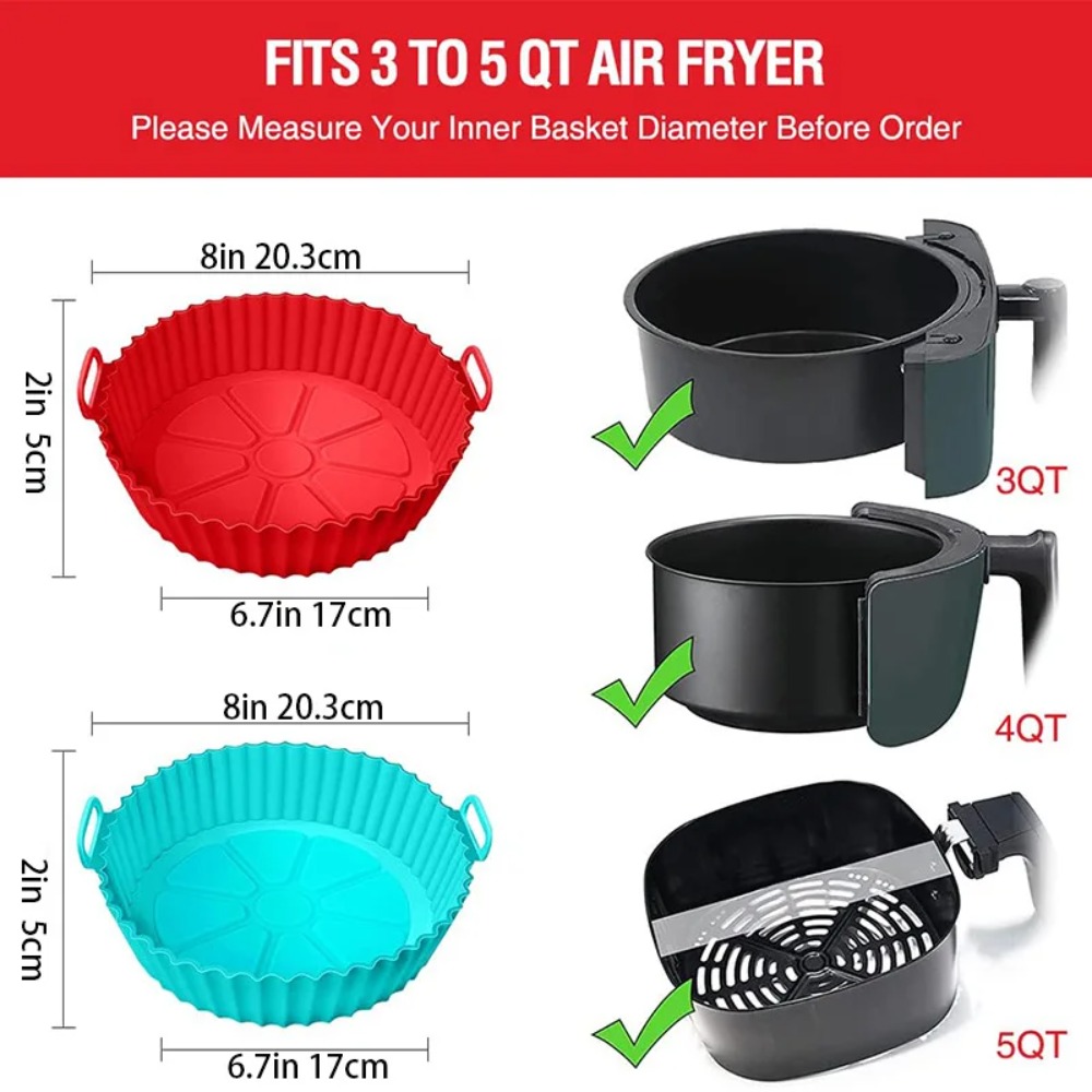 Silikonowy koszyk do frytkowni – Air Fryer Silicone Pot Liner recenzja i cena