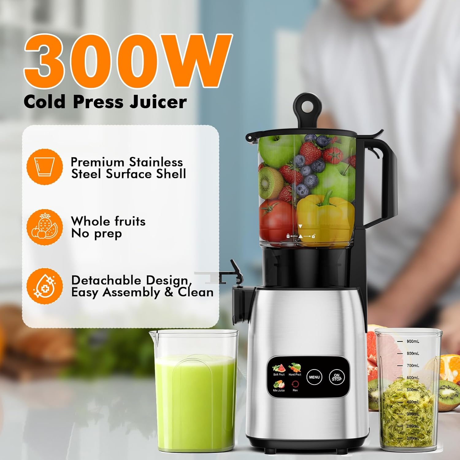 Wolnoobrotowa wyciskarka do so – Electric Slow Juicer Cold Press recenzja i cena