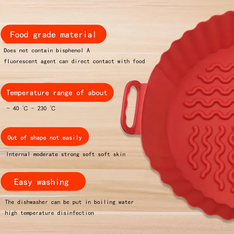 Silikonowe wkładki do frytkown – Air Fryer Silicone Pot Liner recenzja i cena